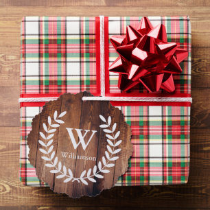 Adorno De Papel Rústica granja Marrón Madera Blanca Laureados de l