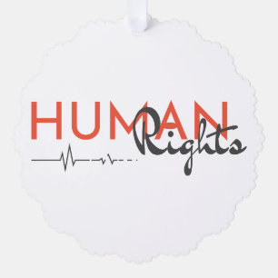 Adorno De Papel Salvamento de los derechos humanos