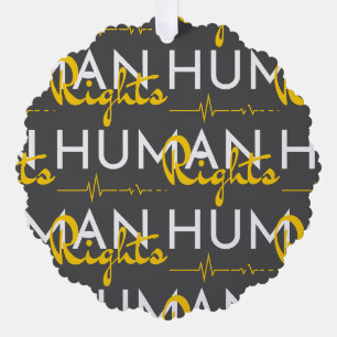 Adorno De Papel Salvamento de los derechos humanos