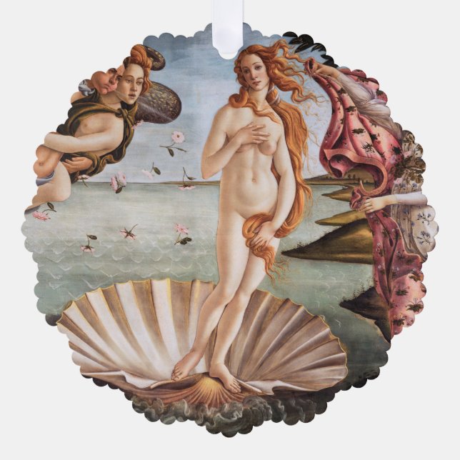 Adorno De Papel Sandro Botticelli - Nacimiento de Venus (Anverso)