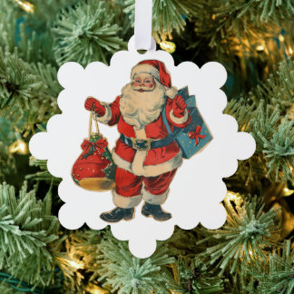 Adorno De Papel Santa Claus