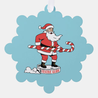 Adorno De Papel Santa en una Roomba – Expreso de Vacaciones
