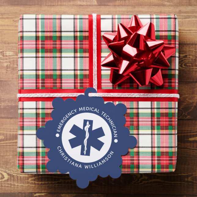 Adorno De Papel Símbolo de EMT personalizado Técnico Médico de Eme (Insitu (Regalo))