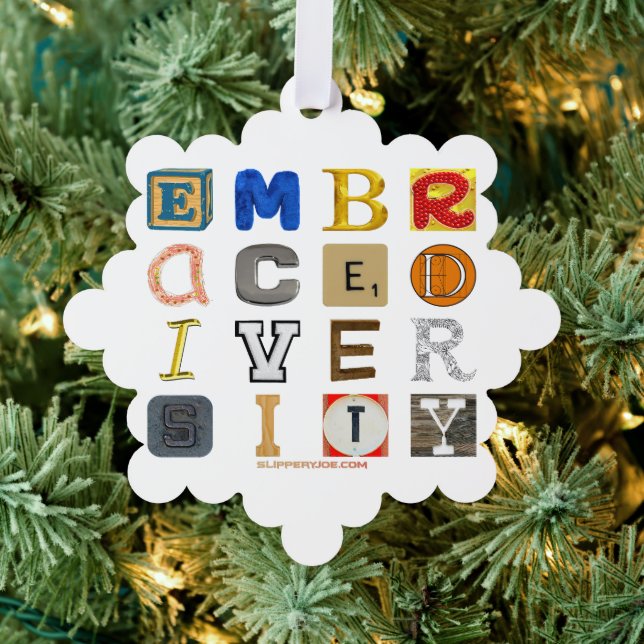 Adorno De Papel SlipperyJoe adopta la metáfora de la diversidad LG (Insitu (árbol))