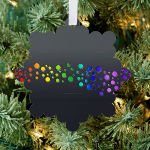 Adorno De Papel SlipperyJoe amor burbujas rojo naranja verde amari