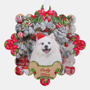 Adorno De Papel Te Deseamos una Feliz Navidad Regalo Personalizado