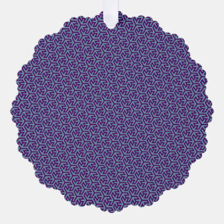 Adorno De Papel Tejido Hexagonal Real