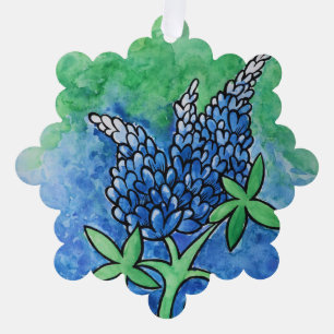 Adorno De Papel Texas Bluebonnets