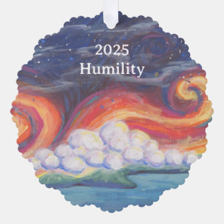 Adorno De Papel The Little Shot: Humility Paper Ornament Card