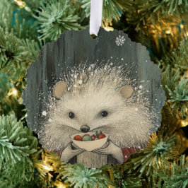 Adorno De Papel Thistle the Hedgehog | Woodland Whimsy 