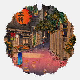 Adorno De Papel Tsuchiya Koitsu - Noche en Ushigome