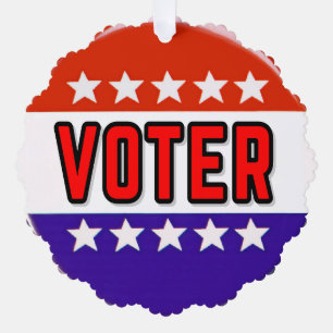 Adorno De Papel Votante