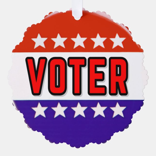 Adorno De Papel Votante (Anverso)