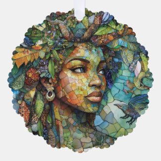 Adorno De Papel Woodland Goddess e