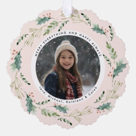 Adorno De Papel Wreath navidades | Merry Everything Photo