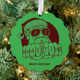 Adorno De Papel Xmas Time Paper Ornament