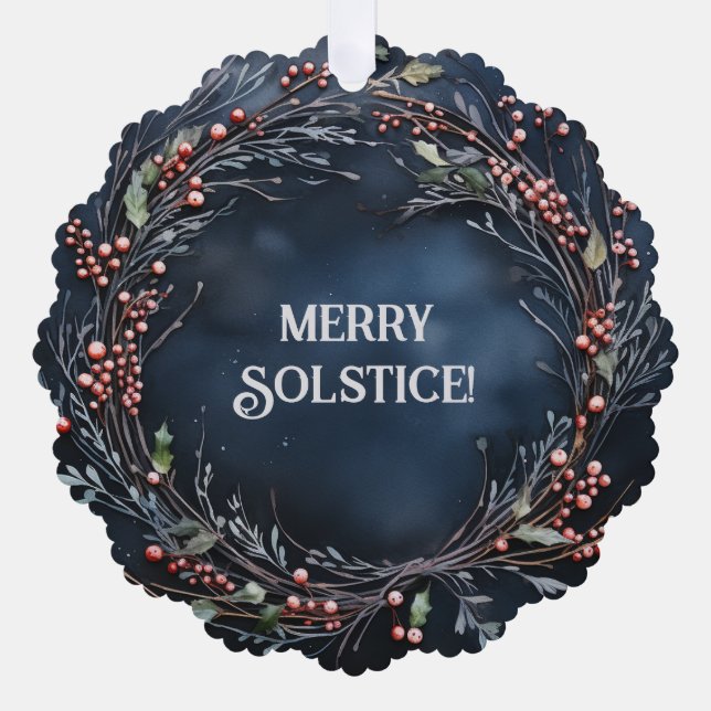 Adorno De Papel Yule (Anverso)