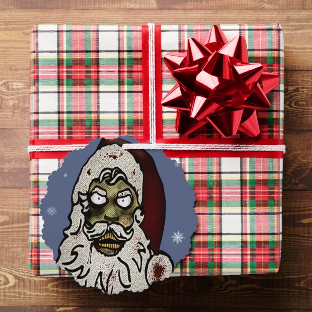 Adorno De Papel Zombie Santa (Insitu (Regalo))