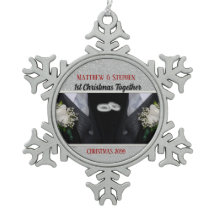 1.ᵉʳ Matrimonio gay Navidad Dos Tuxes