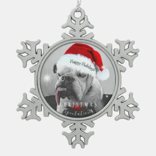 Adorno De Peltre Tipo Copo De Nieve 2020 expectativas de los Navidades, Huey en Santa