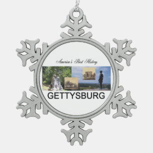 Adorno De Peltre Tipo Copo De Nieve ABH Gettysburg