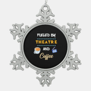 Adorno De Peltre Tipo Copo De Nieve Actor Alimentado Por El Café Teatral