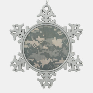 ADORNO DE PELTRE TIPO COPO DE NIEVE ACU DEL EJÉRCITO
