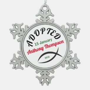Adorno De Peltre Tipo Copo De Nieve ¡Adoptado en una familia cristiana!
