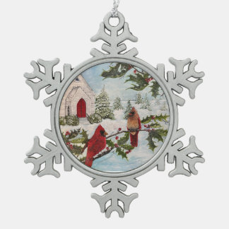 Adorno De Peltre Tipo Copo De Nieve Adorno con copo de nieve “Paz de invierno” enmarca