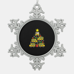 Adorno De Peltre Tipo Copo De Nieve adorno de árbol de navidad de chofer de chófer d