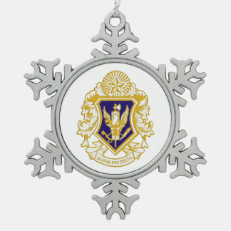 Adorno De Peltre Tipo Copo De Nieve Adorno de copo de nieve Alpha Phi Delta