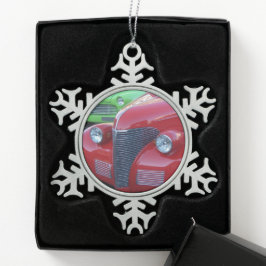 Adorno De Peltre Tipo Copo De Nieve Adorno Navideño de Coches Antiguos Copo de Nieve d