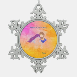 Adorno De Peltre Tipo Copo De Nieve Adornos. Merry Christma