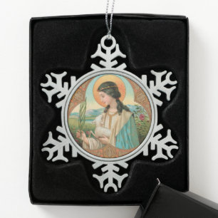 Adorno De Peltre Tipo Copo De Nieve Agnes de Roma (BK 006)