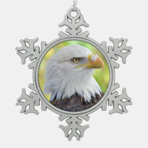 Adorno De Peltre Tipo Copo De Nieve Águila calva americana