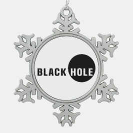 Adorno De Peltre Tipo Copo De Nieve Agujero negro