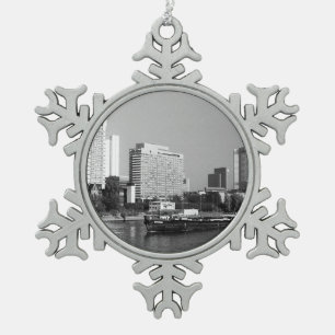 Adorno De Peltre Tipo Copo De Nieve Alemania antigua río Frankfurt Main