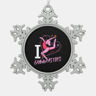 Adorno De Peltre Tipo Copo De Nieve Amo la Gimnasia