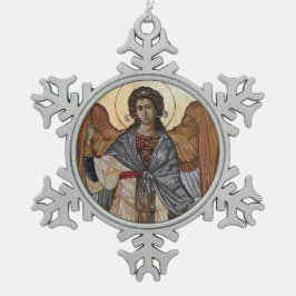 Adorno De Peltre Tipo Copo De Nieve Angel Gabriel