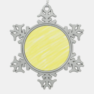 Adorno De Peltre Tipo Copo De Nieve anuncio simple minimalista de color sólido amarill