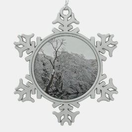 Adorno De Peltre Tipo Copo De Nieve Árboles , en el agua