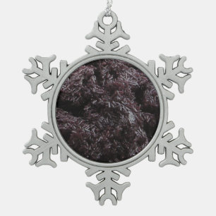 Adorno De Peltre Tipo Copo De Nieve Arroz Negro Tailandés Lao [Khao Niao Dam]