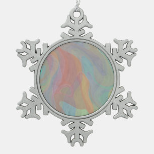 Adorno De Peltre Tipo Copo De Nieve Arte abstracto de acuarela pastel