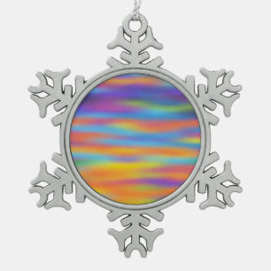 Adorno De Peltre Tipo Copo De Nieve Arte abstracto del cielo del atardecer del desiert