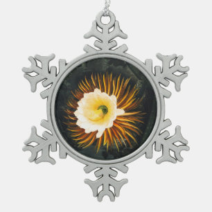 Adorno De Peltre Tipo Copo De Nieve Arte gótico de Cereus nocturno vintage