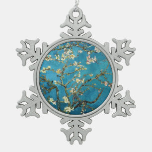 Adorno De Peltre Tipo Copo De Nieve Arte vintage El almendro en flor Van Gogh