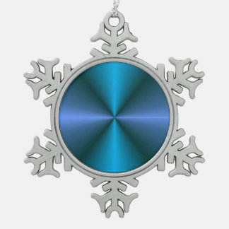 Adorno De Peltre Tipo Copo De Nieve Azul colorido/Verde/ Mauve> Ornamento de Navidad