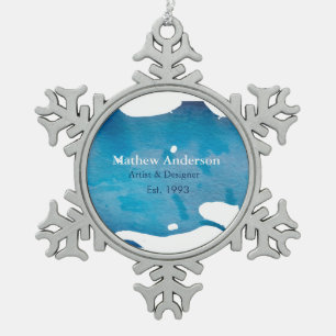 Adorno De Peltre Tipo Copo De Nieve Azules rústicos de color azul textura de jeans aña