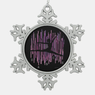 Adorno De Peltre Tipo Copo De Nieve Bailador de línea (v4)