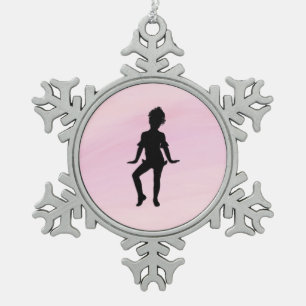 Adorno De Peltre Tipo Copo De Nieve Bailarina más linda